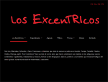 Tablet Screenshot of losexcentricos.com